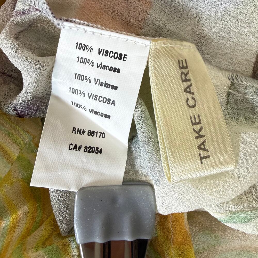 Lightweight Patchwork Apple Multi Print Beaded To… - image 8